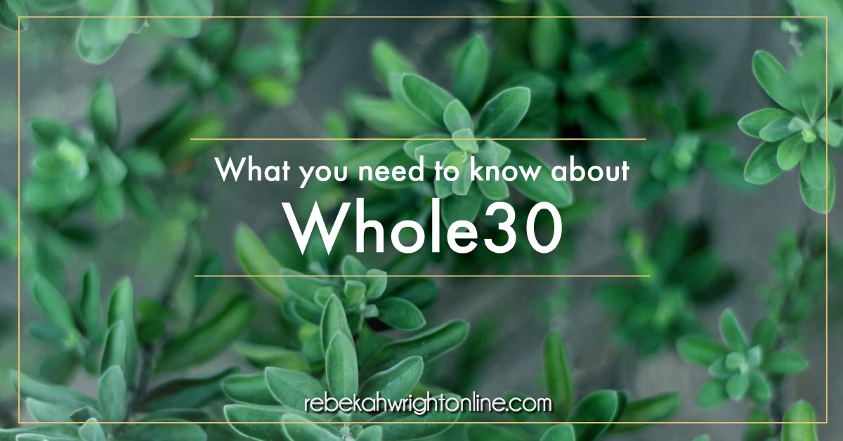 What you need to know about Whole30